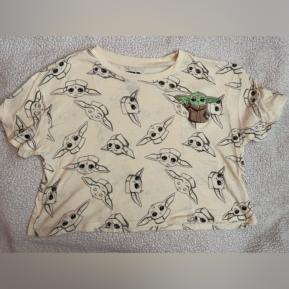 Star Wars Grogu Cropped Top